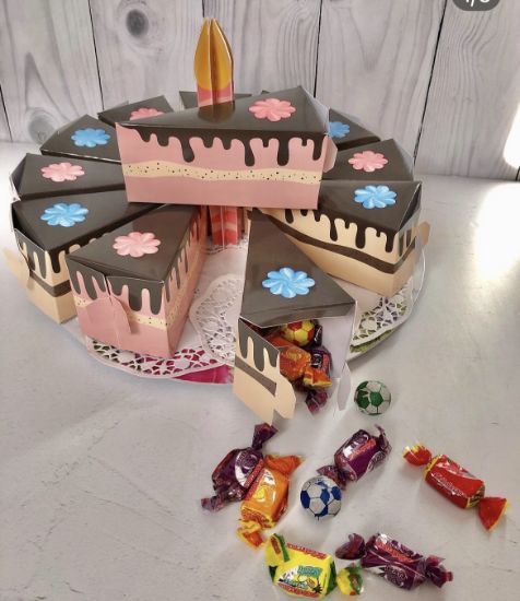 Imagen de Caja porciones de torta