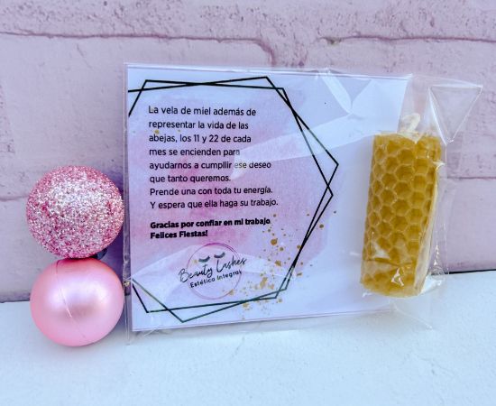 Imagen de Tarjeton + Velas de miel