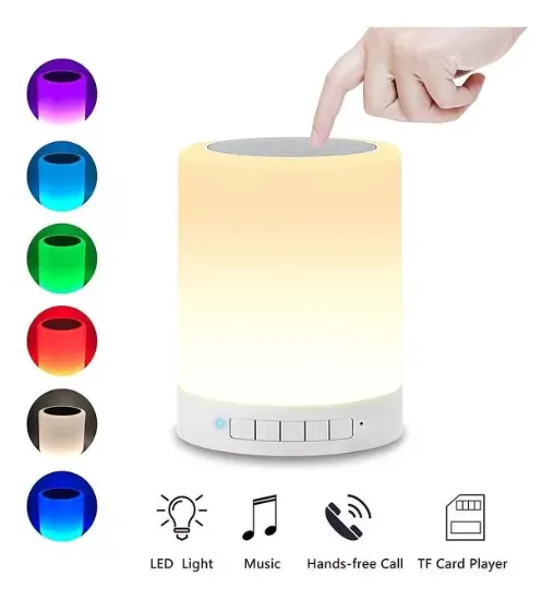 Imagen de Lampara Con Luces Led, Parlante Bluetooth, Radio Fm