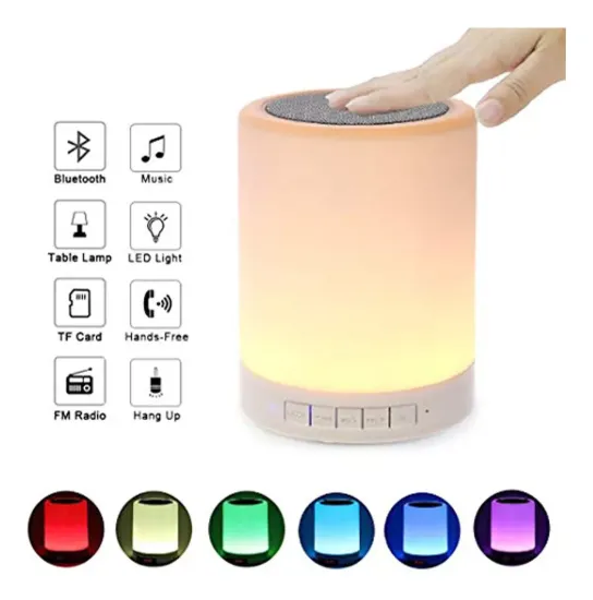 Imagen de Lampara Con Luces Led, Parlante Bluetooth, Radio Fm