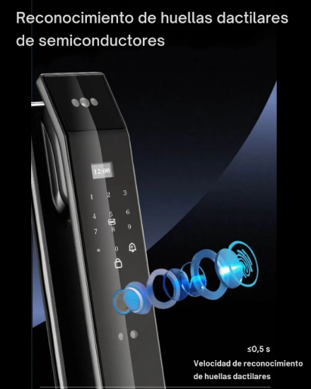 Imagen de Cerradura Inteligente Con Reconocimiento Facial Lk-3d Pro
