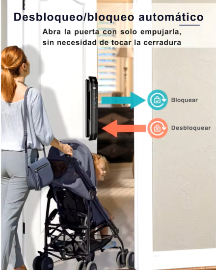 Imagen de Cerradura Inteligente Con Reconocimiento Facial Lk-3d Pro