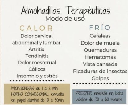 Imagen de ALMOHADILLA TERAPEUTICA DE SEMILLAS