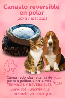 Imagen de Cama Reversible en Polar 90 cm
