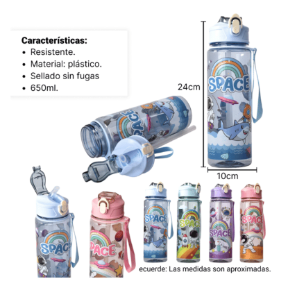 Mostrar detalles de BOTELLA INFANTIL HERMÉTICA Imagen de BOTELLA INFANTIL HERMÉTICA