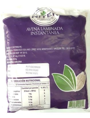 Imagen de Avena laminada sin gluten 500 g