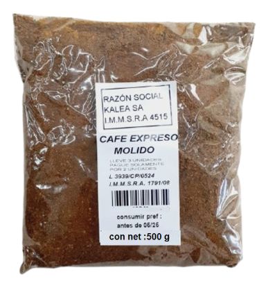 Imagen de Café expresso molido 500 g