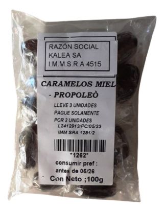 Imagen de Caramelos de miel y propóleo 100 g