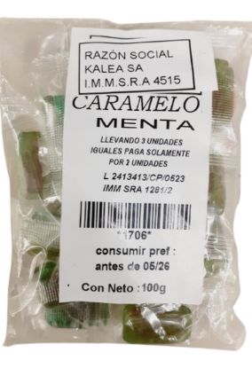 Imagen de Caramelos miel y menta 100 g