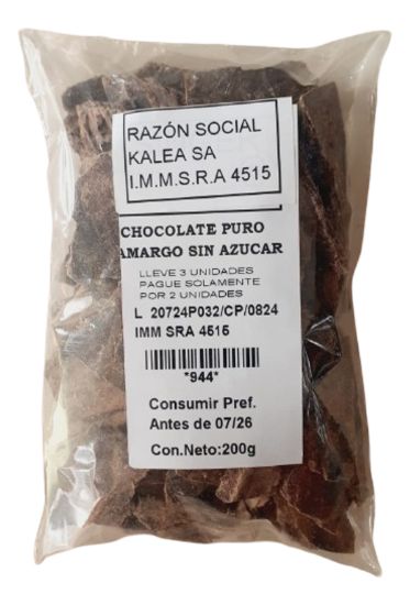 Imagen de Chocolate 50  sin azucar  200 gr