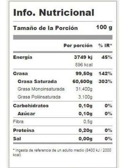 Imagen de Manteca de cacao 1 k