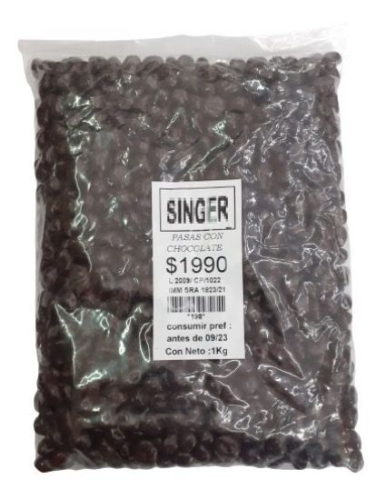 Imagen de Pasas con chocolate 1 kg