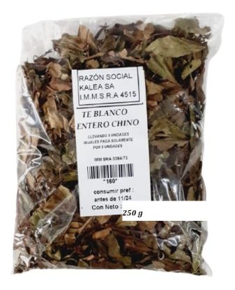 Imagen de Te blanco  en hojas chino 50 gr