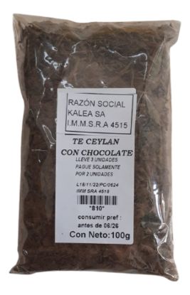 Imagen de Te ceylan  con chocolate 100 g