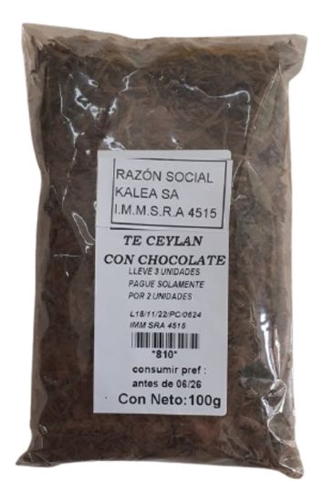 Imagen de Te ceylan  con chocolate 100 g