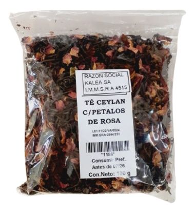 Imagen de Te ceylan con rosas 100 g