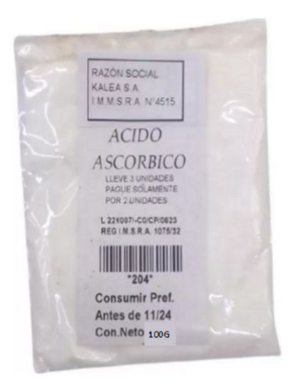 Imagen de Acido ascòrbico 100 g