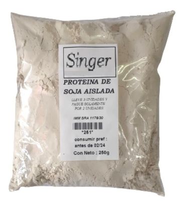 Mostrar detalles de Proteina de soja  aislada  250 gr Imagen de Proteina de soja  aislada  250 gr