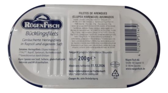 Imagen de Arenques ahumados alemanes 200 g