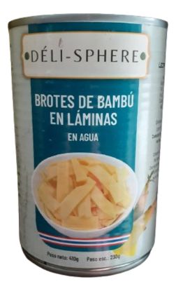 Imagen de Brotes en laminas  de bambú 410 g