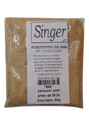 Imagen de Sal sin sodio de vegetales  50 gr
