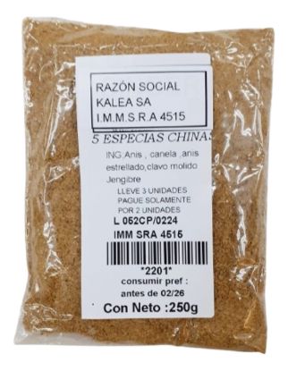 Imagen de 5 especias chinas 250 g