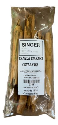 Imagen de Canela en rama ceylan  h2  50 g