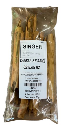 Imagen de Canela en rama ceylan  h2  50 g