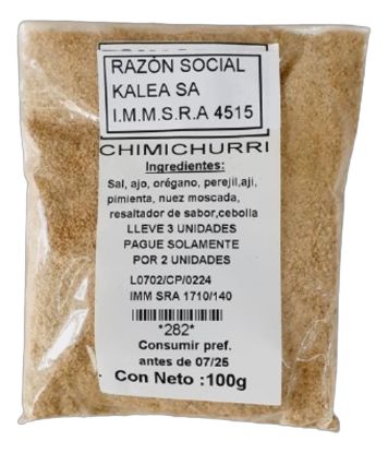 Imagen de Chimichurri 100 g