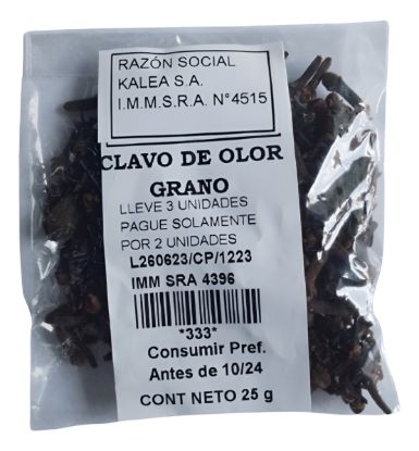 Imagen de Clavo de olor en grano 25 gr