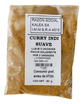Imagen de Curry  indi suave 50 g