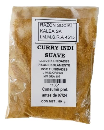 Imagen de Curry  indi suave 50 g