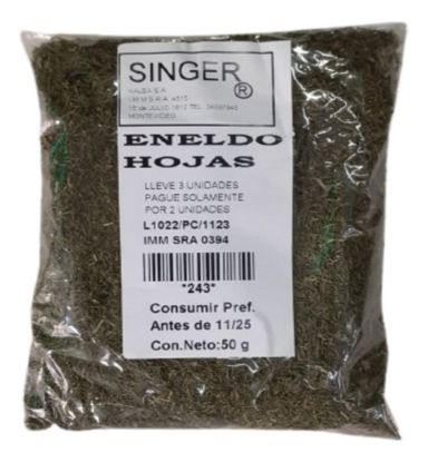Imagen de Eneldo hojas 250 g