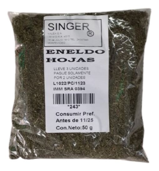 Imagen de Eneldo hojas 250 g