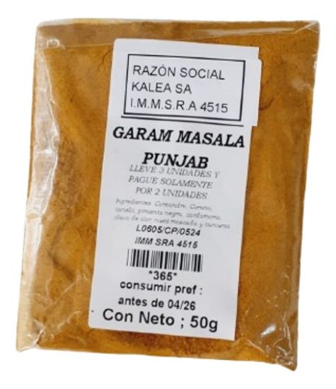Imagen de Garam masala punjab 50 g