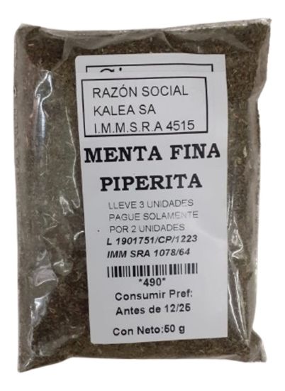 Imagen de Menta piperita   fina 50 g