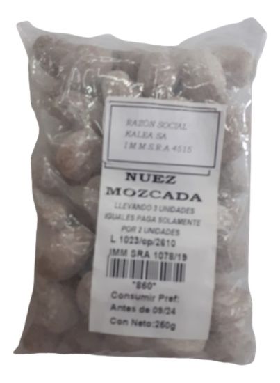 Imagen de Nuez moscada  grano 250 gr