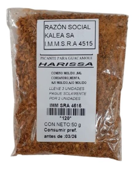 Imagen de Picante guacamole harissa 50 gr