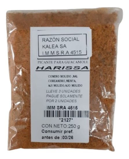 Imagen de Picante guacamole harissa 250 g