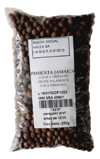 Imagen de Pimienta jamaica  250 gr