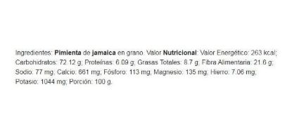 Imagen de Pimienta jamaica  250 gr
