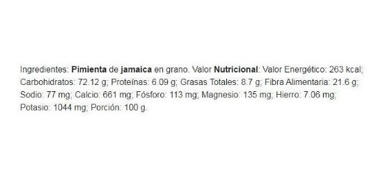 Imagen de Pimienta jamaica  250 gr