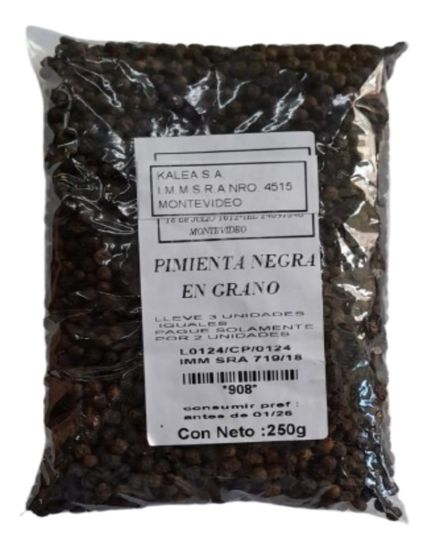 Imagen de Pimienta negra grano  250 g