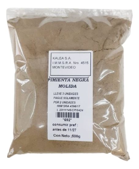 Imagen de Pimienta negra molida 500 g