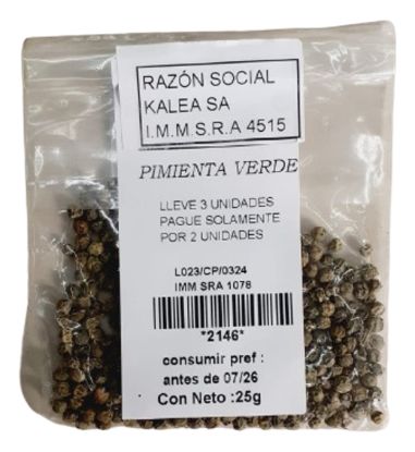 Imagen de Pimienta verde 25 g