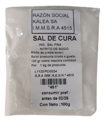 Imagen de Sal de cura  100 g