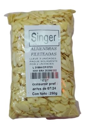 Imagen de Almendras fileteadas 250g