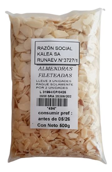 Imagen de Almendras fileteadas 500 g