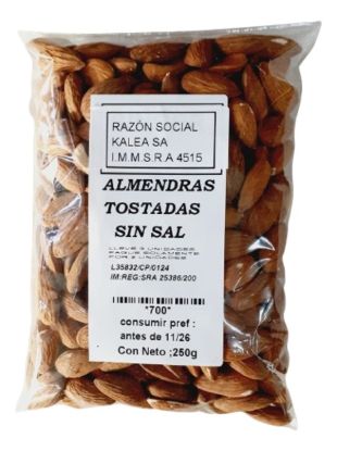 Imagen de Almendras totadas sin sal 250 g