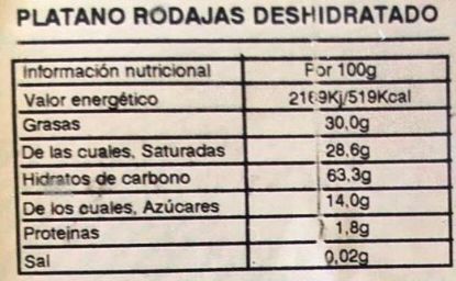 Imagen de Bananas 100g